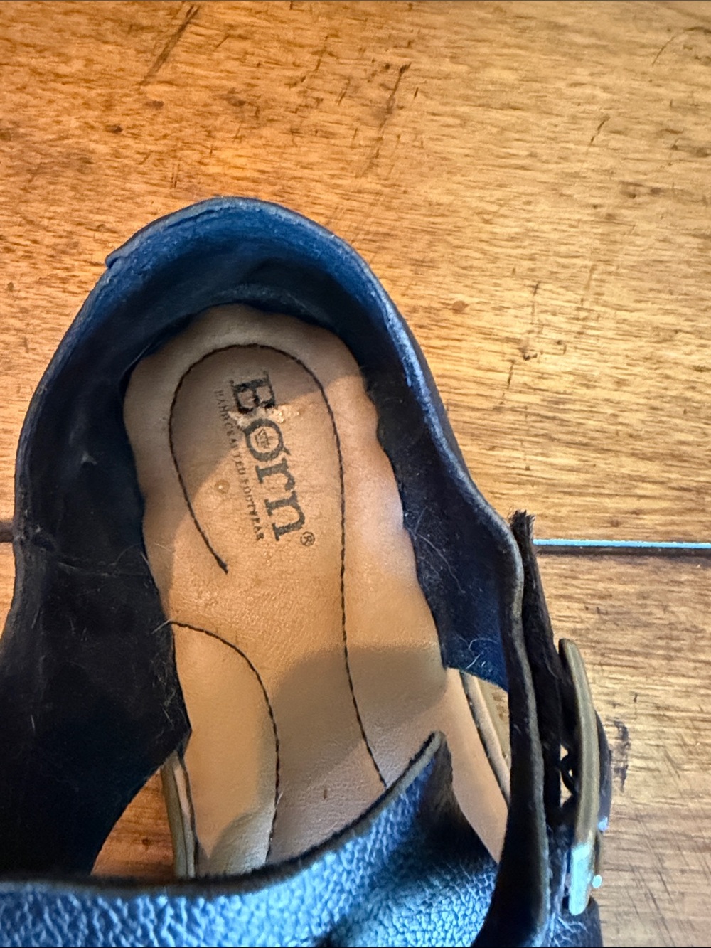 Born Ivey black leather , black leather upper, women’s size 8 M - Picture 10 of 10